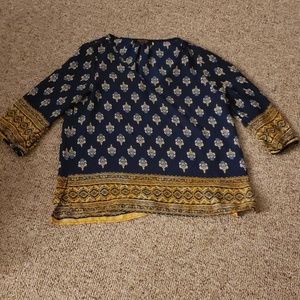 Womens v-neck blouse